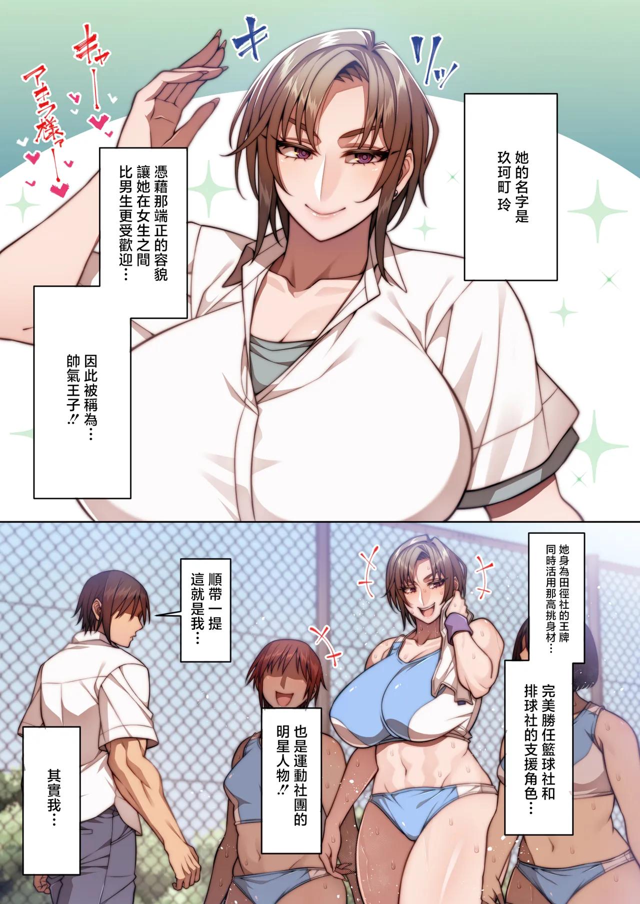 田徑部男人婆其實是專屬騷母狗，外表粗豪內心超淫